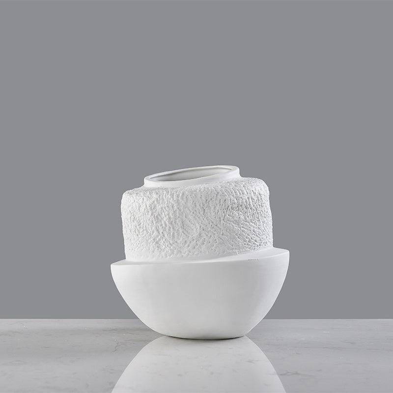 Matte Ceramic Flower Special-shaped Dry Vase Decoration - Pacisia