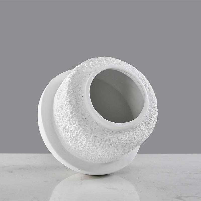 Matte Ceramic Flower Special-shaped Dry Vase Decoration - Pacisia