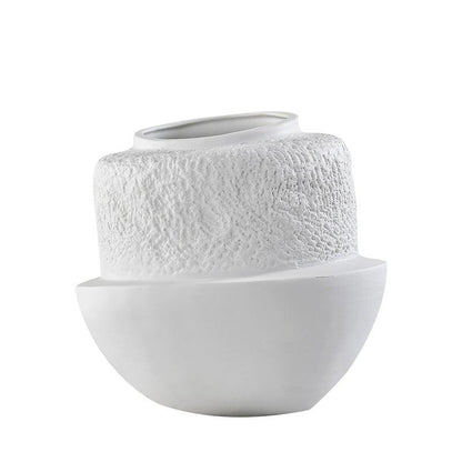 Matte Ceramic Flower Special-shaped Dry Vase Decoration - Pacisia