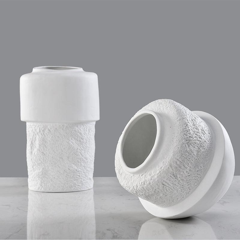 Matte Ceramic Flower Special-shaped Dry Vase Decoration - Pacisia
