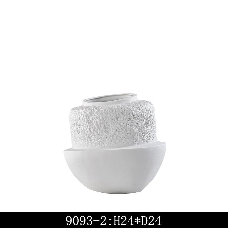 Matte Ceramic Flower Special-shaped Dry Vase Decoration - Pacisia