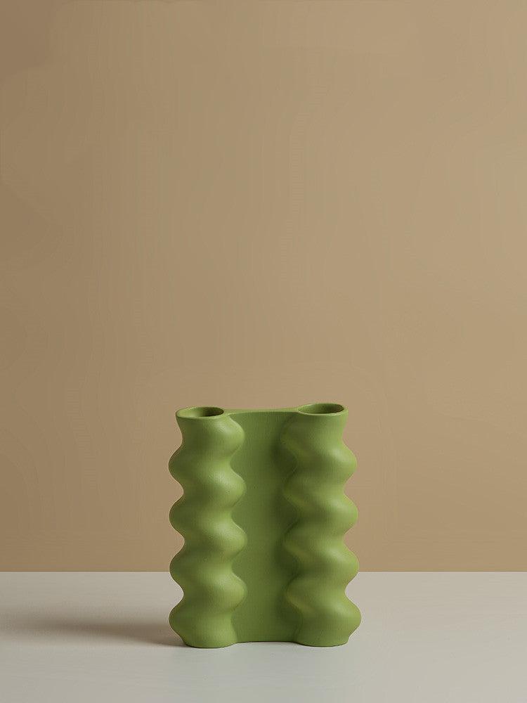 Minimalist Morandi Floral Geometric Vases - Pacisia