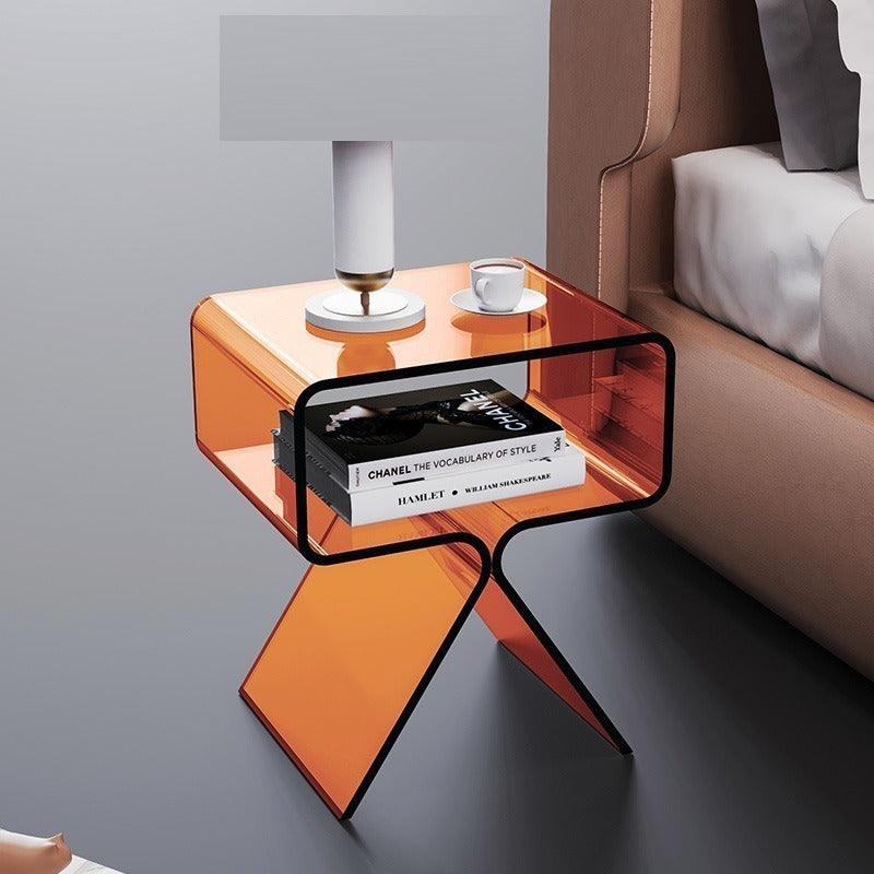 Minimalist Transparent Acrylic Side Table Sofa And Tea Table - Pacisia