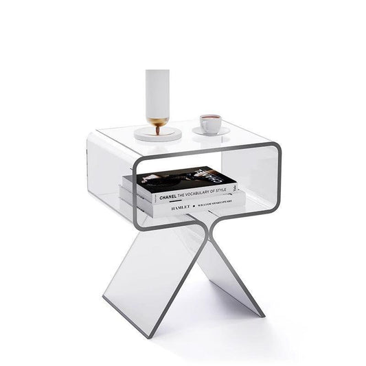 Minimalist Transparent Acrylic Side Table Sofa And Tea Table - Pacisia