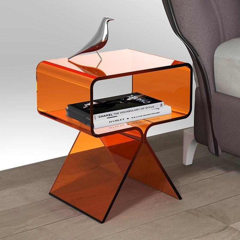 Minimalist Transparent Acrylic Side Table Sofa And Tea Table - Pacisia