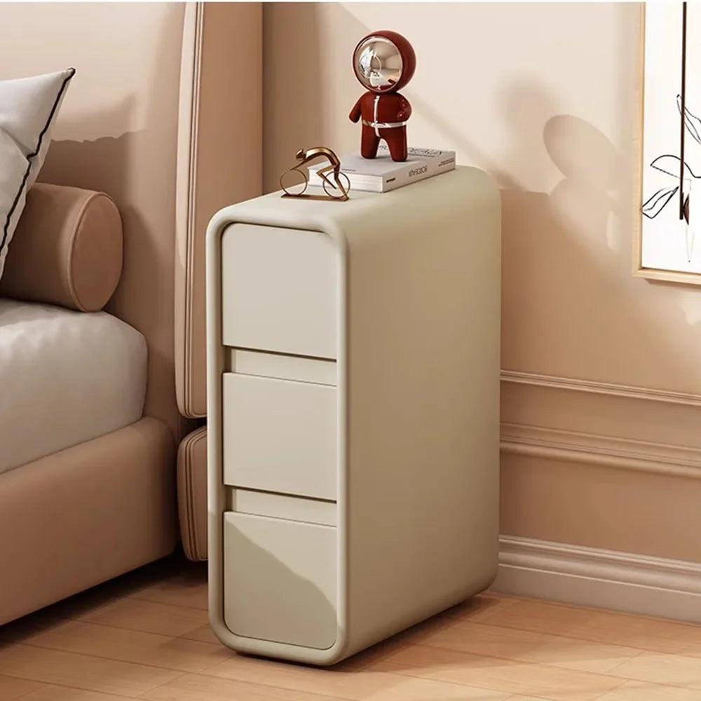 Mobile Bedroom Nightstands Nordic Modern Small Narrow Simple Design Nightstands European Drawers Szafka Nocna Indoor Furniture - Pacisia