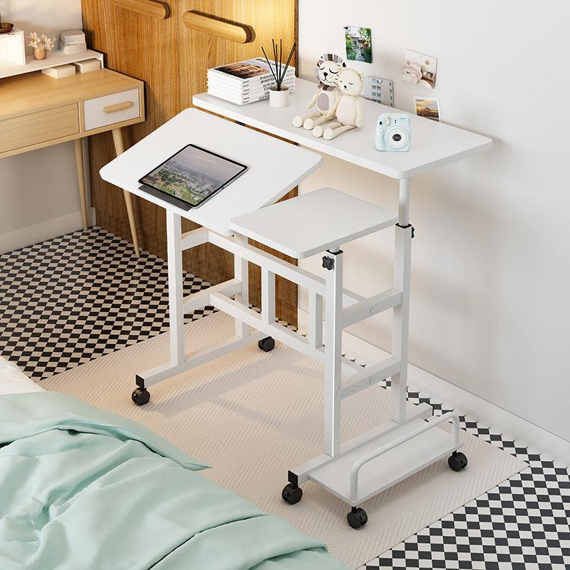 Mobile Computer Lifting Foldable Standing Desk Bedroom Bedside Desk Single Small Table - Pacisia