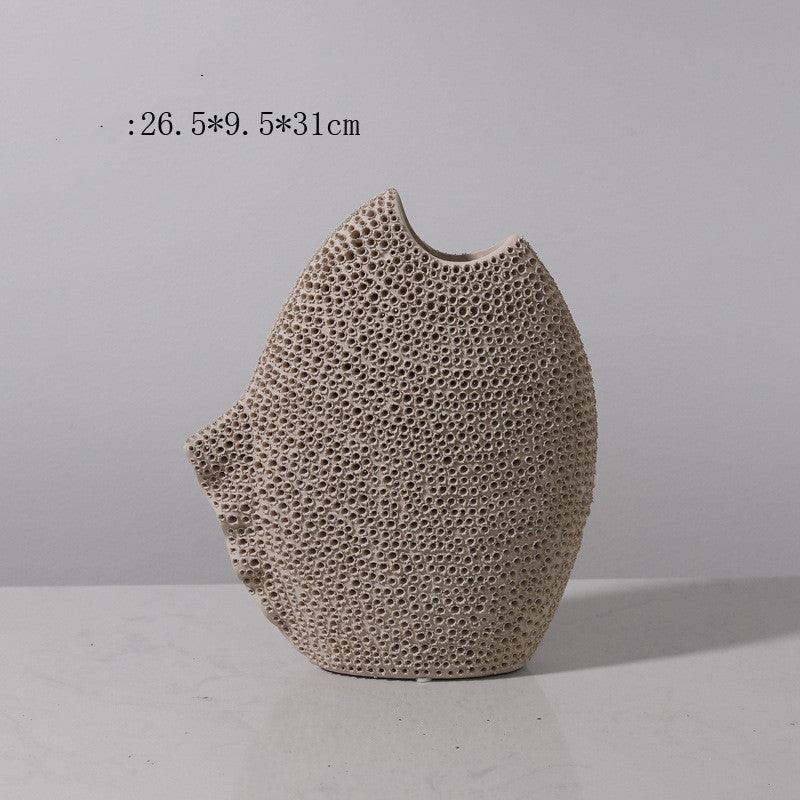 Model Room Soft Decoration Handmade Ceramic Vase Decoration - Pacisia