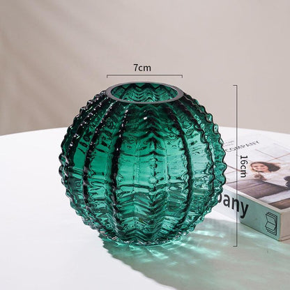 Modeling Glass Vase Dried Flower Green Plant Flower Arranger - Pacisia