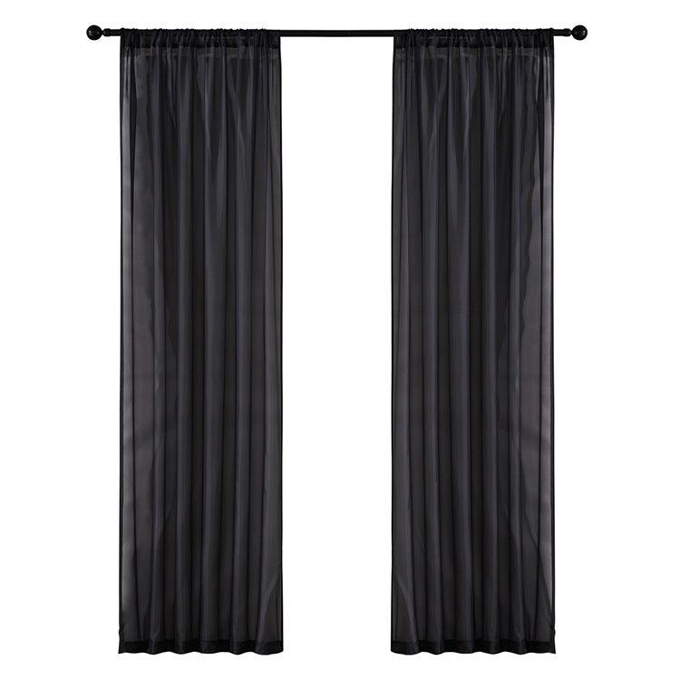 Modern And Simple Pure Color Cotton And Linen Window Screen - Pacisia