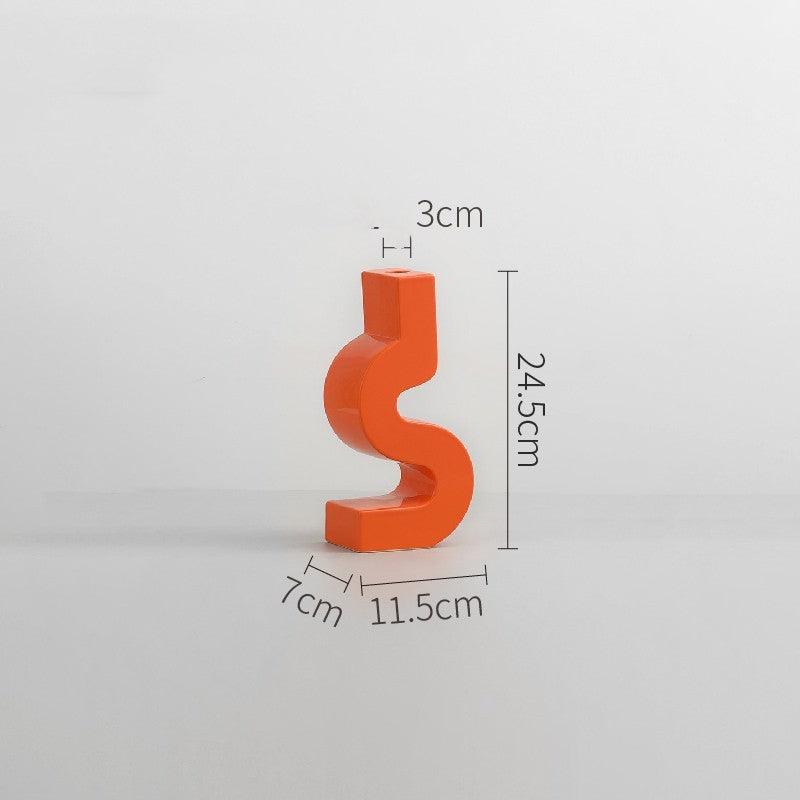 Modern Ceramic Vase Candlestick Ornaments - Pacisia