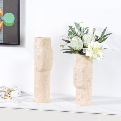 Modern Light Luxury Natural Marble Vase Decoration - Pacisia