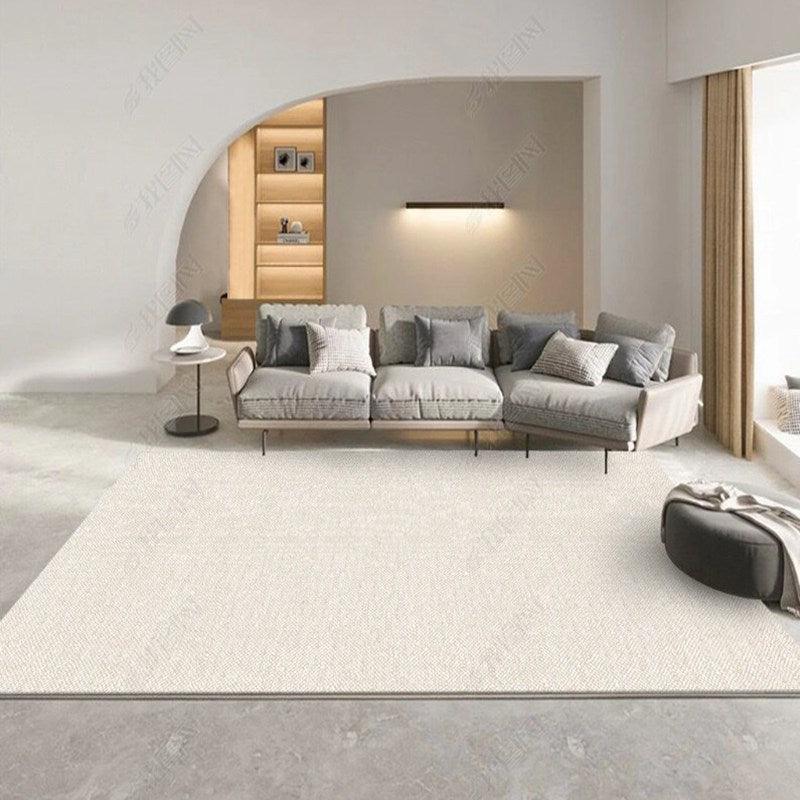 Modern Minimalist Striped Texture Plain Living Room Carpet - Pacisia
