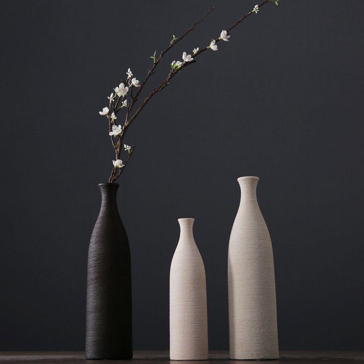 Modern Simple Ceramic Flower Arrangement Vase American Style - Pacisia