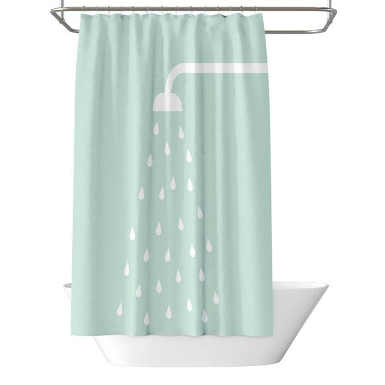 Modern Simple Waterproof Shower Curtain Partition Curtain - Pacisia