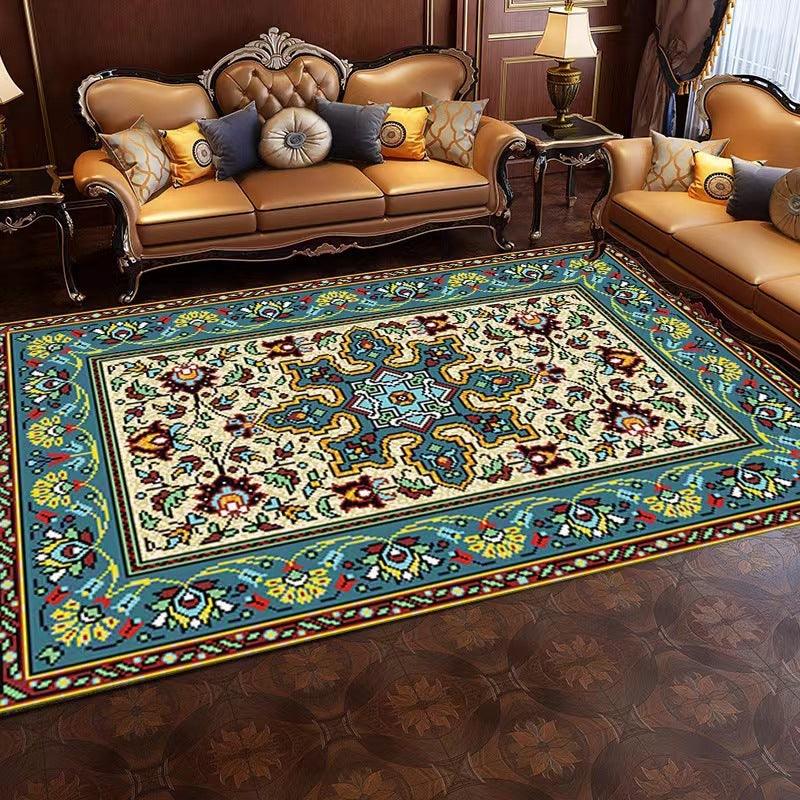 Moroccan Carpet Living Room Ethnic Style Floor Mat - Pacisia