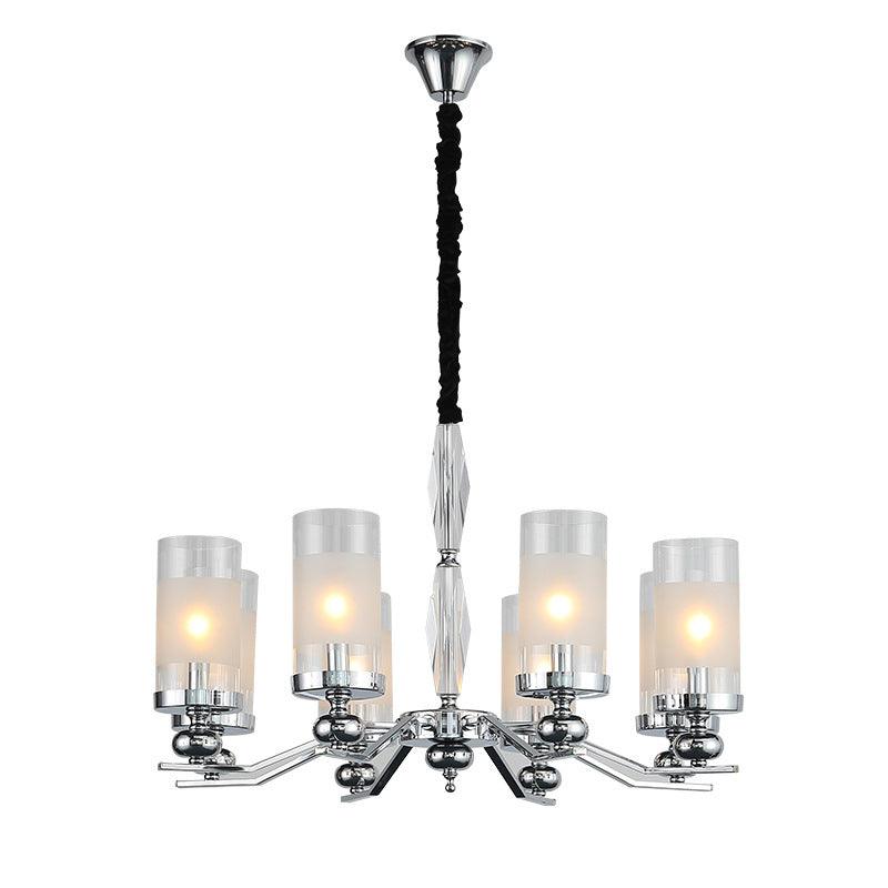 Multi-head Crystal Chandelier European Glass Retro Candle Light - Pacisia
