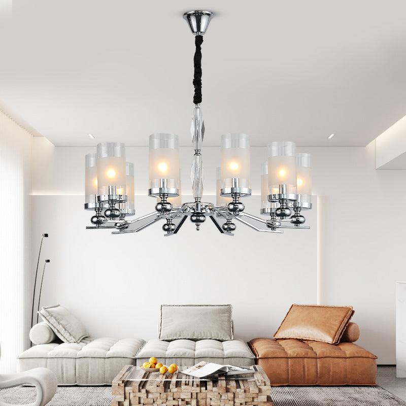 Multi-head Crystal Chandelier European Glass Retro Candle Light - Pacisia