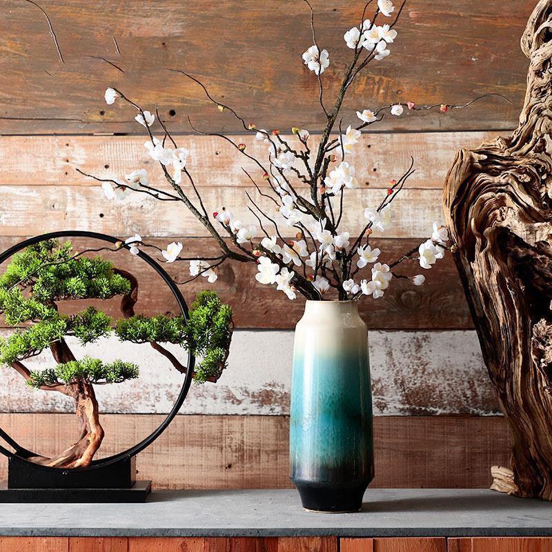 New Chinese Style Ceramic Vase Decoration Living Room TV - Pacisia