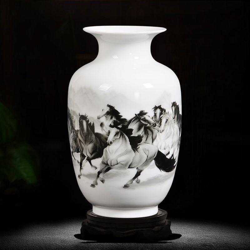 New Chinese Style Dried Flower Vase Ceramics - Pacisia