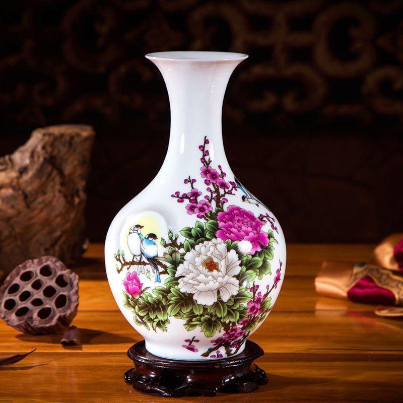 New Chinese Style Dried Flower Vase Ceramics - Pacisia