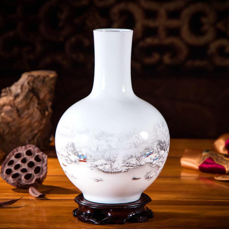 New Chinese Style Dried Flower Vase Ceramics - Pacisia