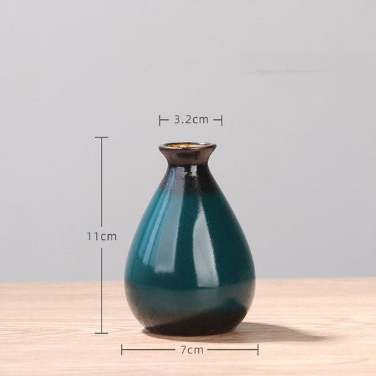 New Hand Painted Mini Ceramic Vase Decoration - Pacisia