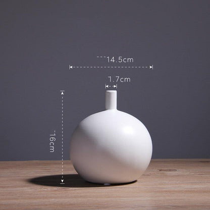 New Item Nordic Style Simple Gifts And Crafts Luxury Table Hotel Decoration Ceramic Vase - Pacisia
