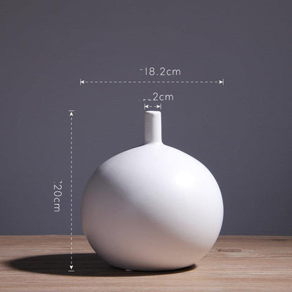 New Item Nordic Style Simple Gifts And Crafts Luxury Table Hotel Decoration Ceramic Vase - Pacisia