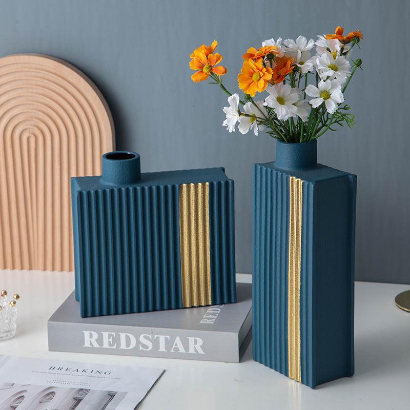 New Nordic Morandi Ceramic Vase Art Ornament - Pacisia
