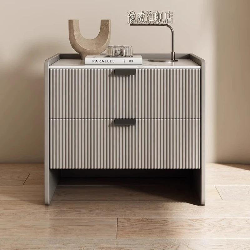 Nightstand Cheap Bedside Table Room Narrow Coffee Tables Living Auxiliary Open Cabinets Floating Sofa Side Nachttisch Bed Wood - Pacisia