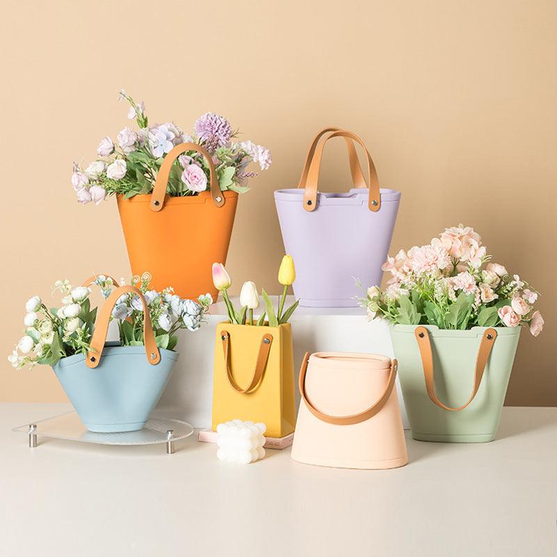 Nordic Ceramic Handbag Vase Ornaments - Pacisia
