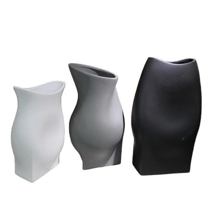 Nordic Ceramic Simple Frosted Creative Living Room Decoration Vase - Pacisia