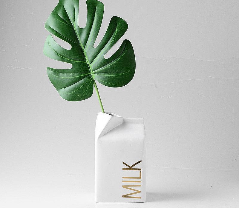 Nordic Desktop Ceramic Vase Decoration Creative Soft Decoration Crafts Dried Flower Simulation Flower Ceramic Flower Arrangement - Pacisia