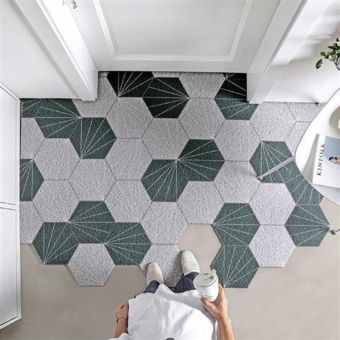 Nordic Door Floor Mat Entryway Silk Ring Foot Carpet - Pacisia