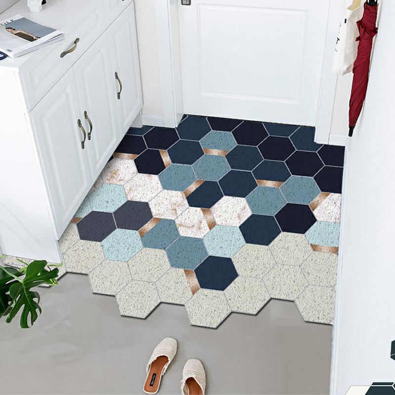 Nordic Door Floor Mat Entryway Silk Ring Foot Carpet - Pacisia