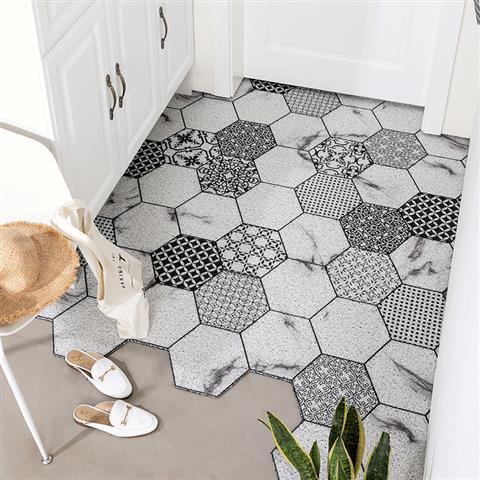 Nordic Door Floor Mat Entryway Silk Ring Foot Carpet - Pacisia