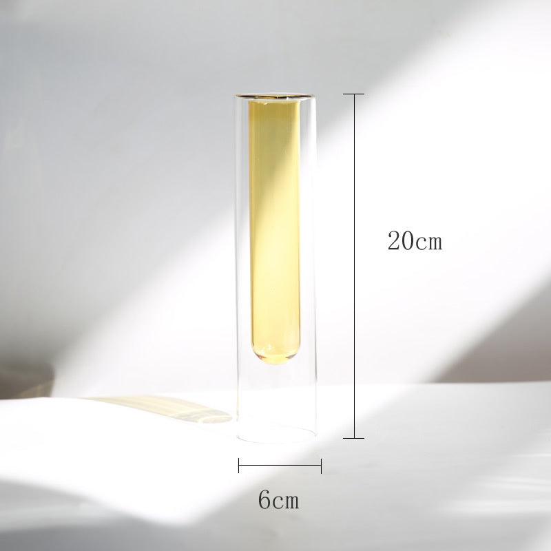 Nordic Double-layer Stained Glass Vase - Pacisia