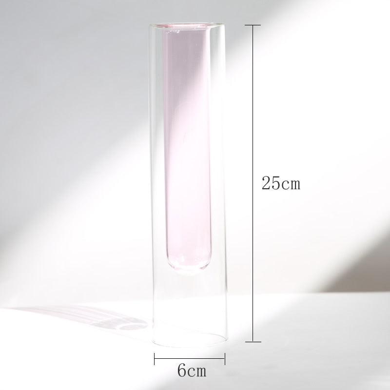 Nordic Double-layer Stained Glass Vase - Pacisia