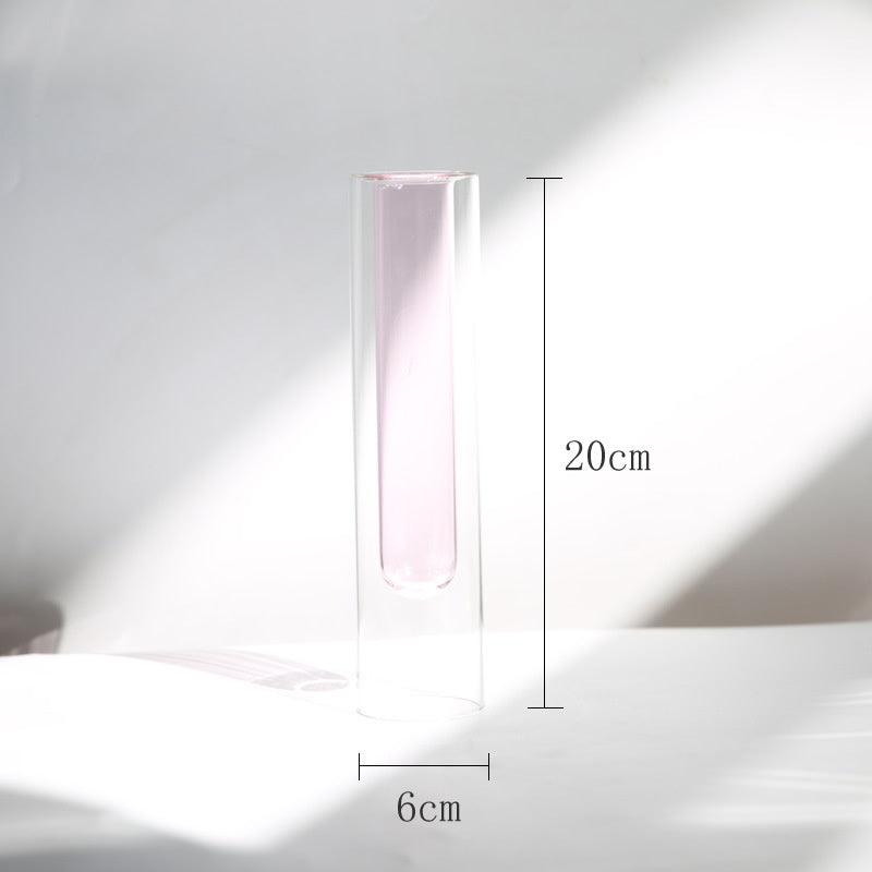 Nordic Double-layer Stained Glass Vase - Pacisia
