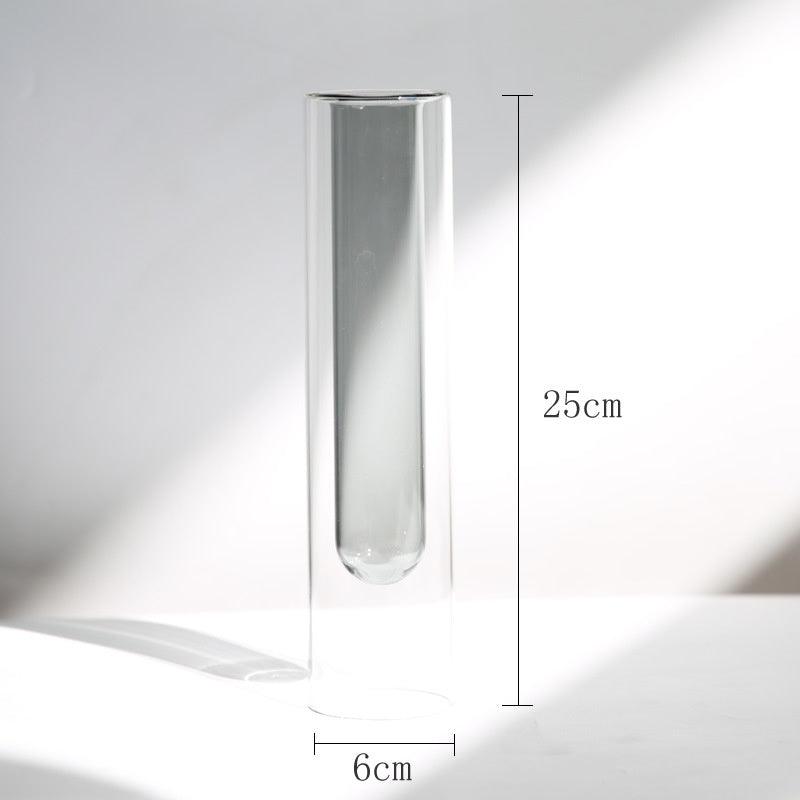Nordic Double-layer Stained Glass Vase - Pacisia
