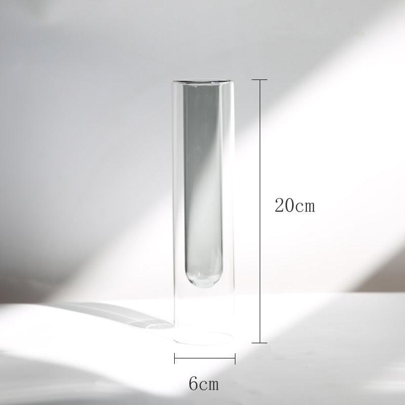 Nordic Double-layer Stained Glass Vase - Pacisia
