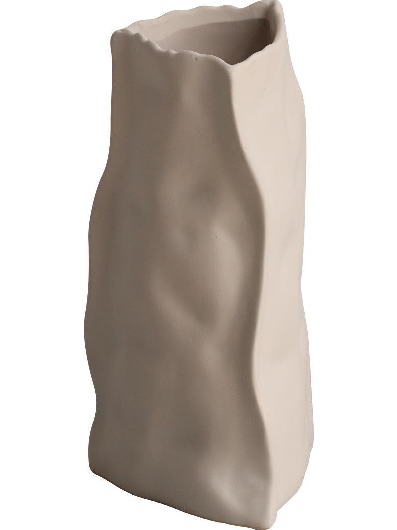 Nordic Irregular Art Ceramic Vase Decoration Living Room - Pacisia