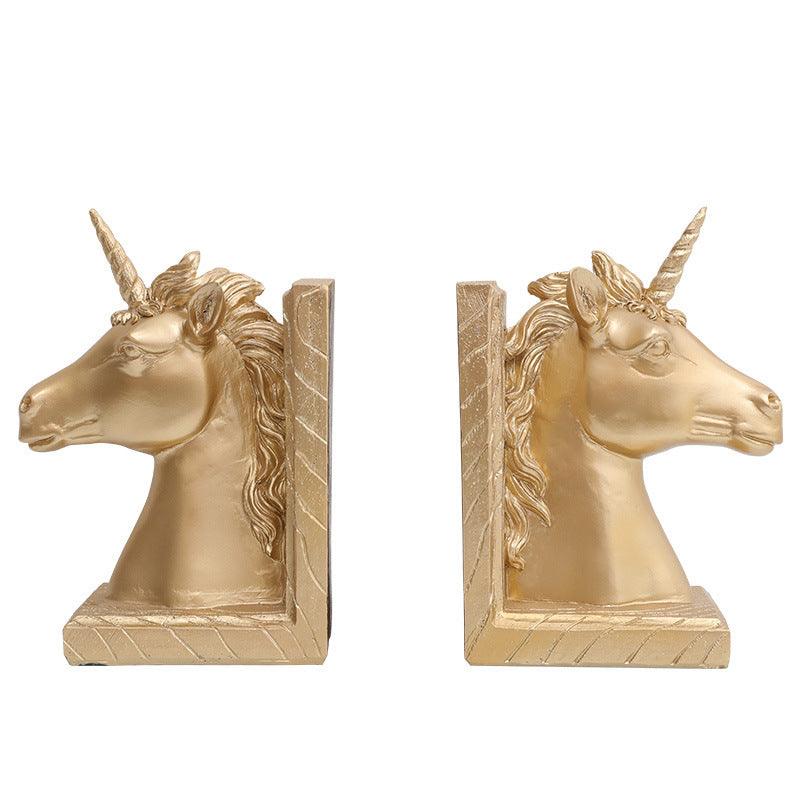 Nordic Light Luxury Bookend Book Stand By Ornaments - Pacisia