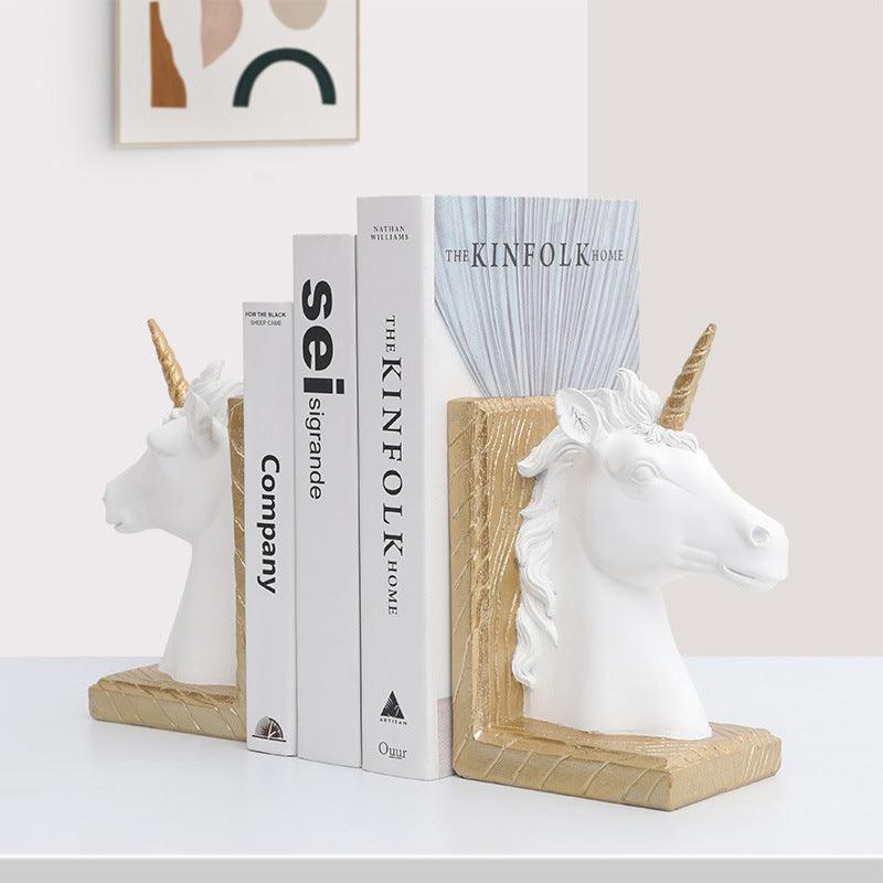 Nordic Light Luxury Bookend Book Stand By Ornaments - Pacisia