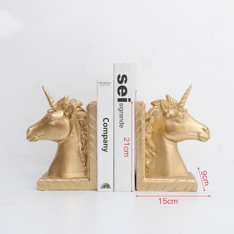 Nordic Light Luxury Bookend Book Stand By Ornaments - Pacisia