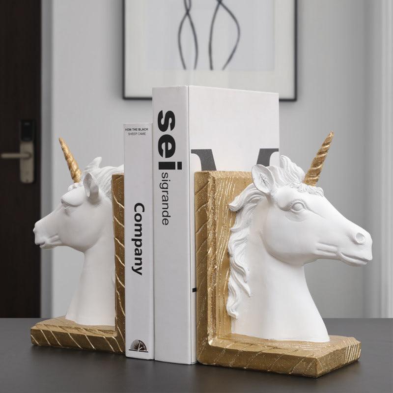 Nordic Light Luxury Bookend Book Stand By Ornaments - Pacisia