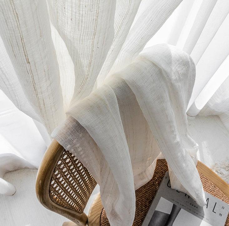 Nordic linen curtains - Pacisia