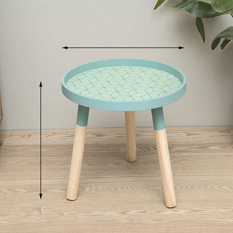 Nordic Living Room, Small Coffee Table, Coffee Round Table, Mini Bedside Round Table - Pacisia