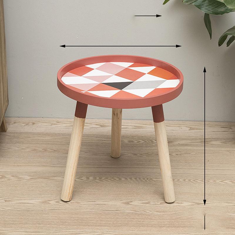 Nordic Living Room, Small Coffee Table, Coffee Round Table, Mini Bedside Round Table - Pacisia